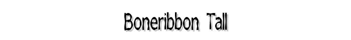 Boneribbon Tall font
